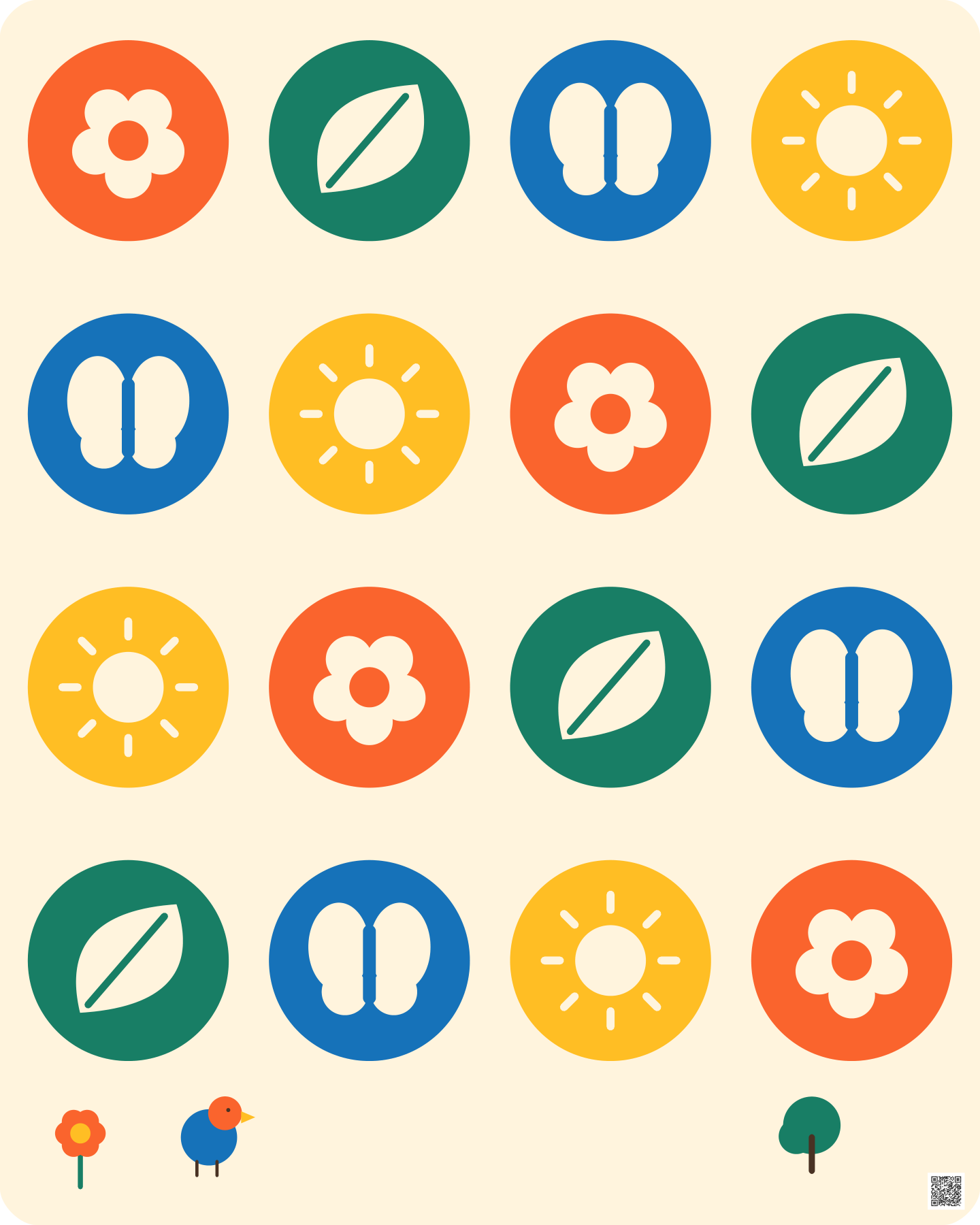 Garden Giggles complete artwork